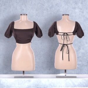 Shein Open Back Crop Top | SIZE 6